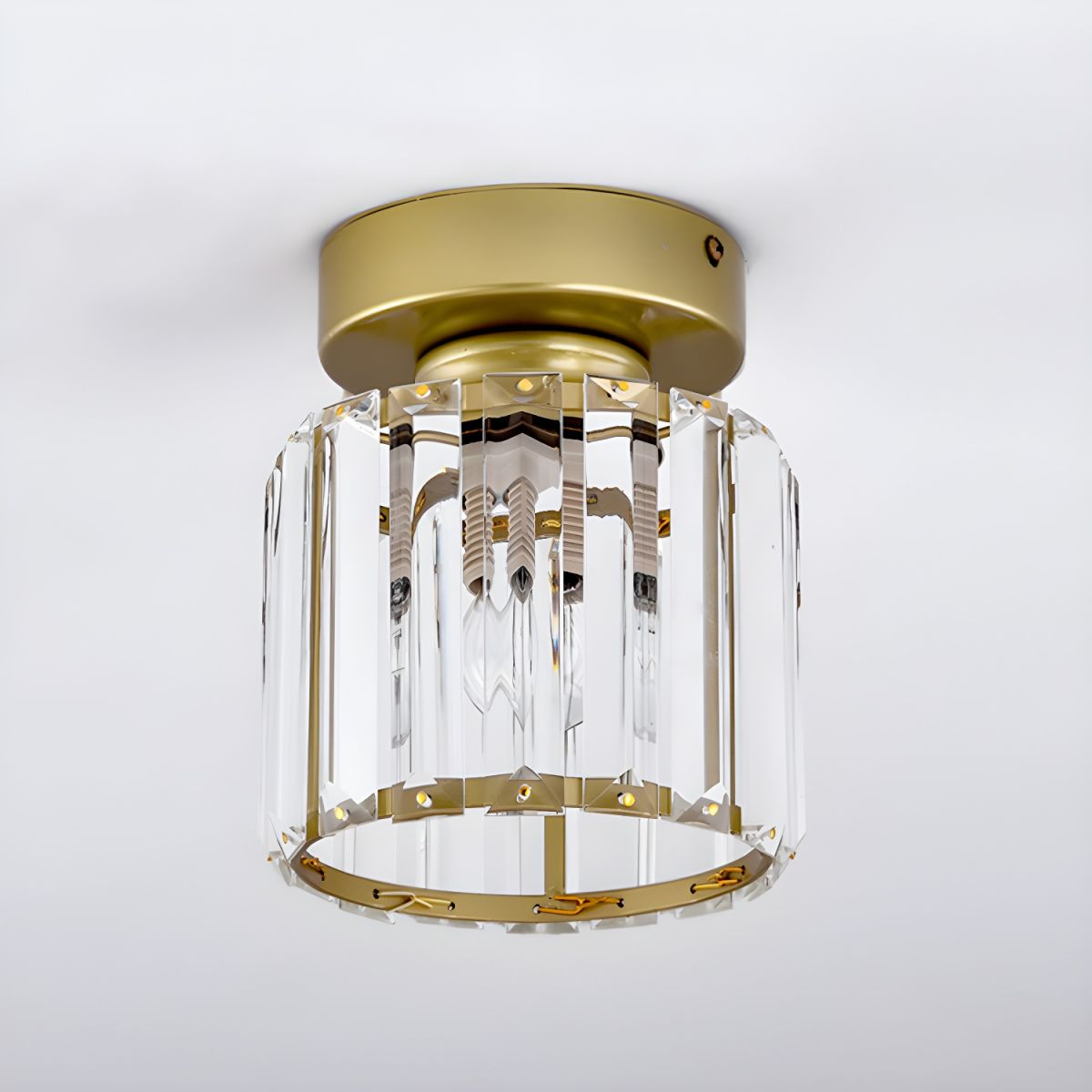 Crystal Glass Ceiling Light for Modern Interiors