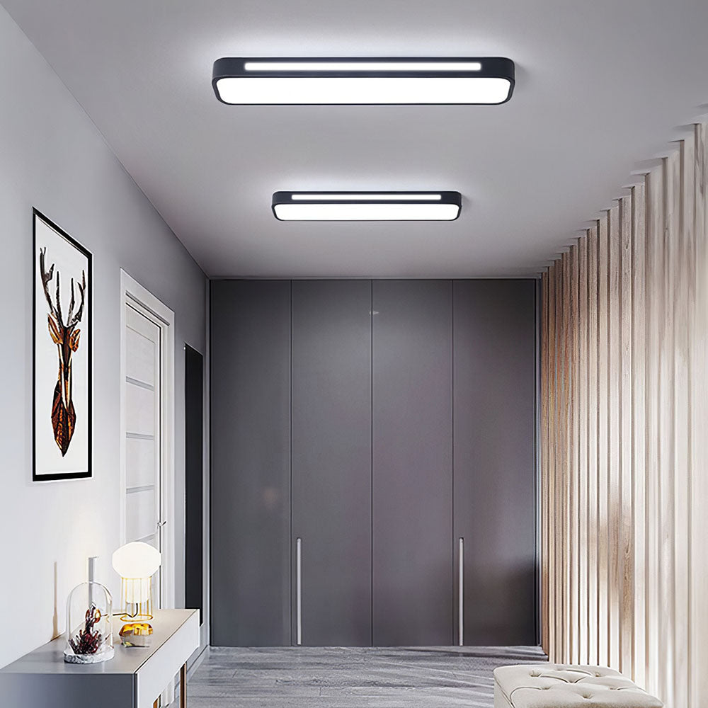 Nordic Minimalist Long LED Ceiling Light Fixture