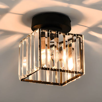Crystal Glass Ceiling Light for Modern Interiors