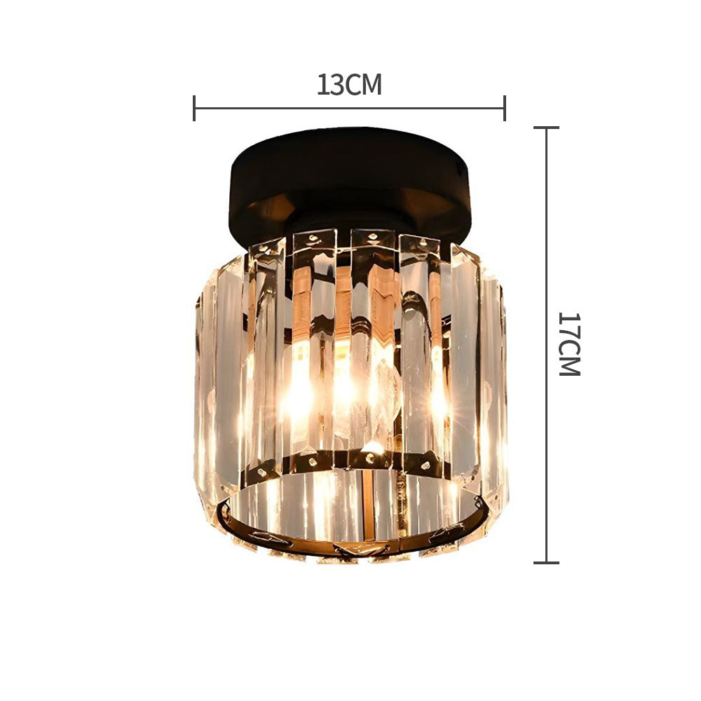 Crystal Glass Ceiling Light for Modern Interiors