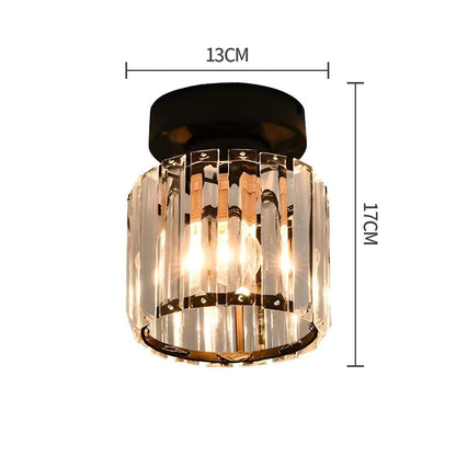 Crystal Glass Ceiling Light for Modern Interiors