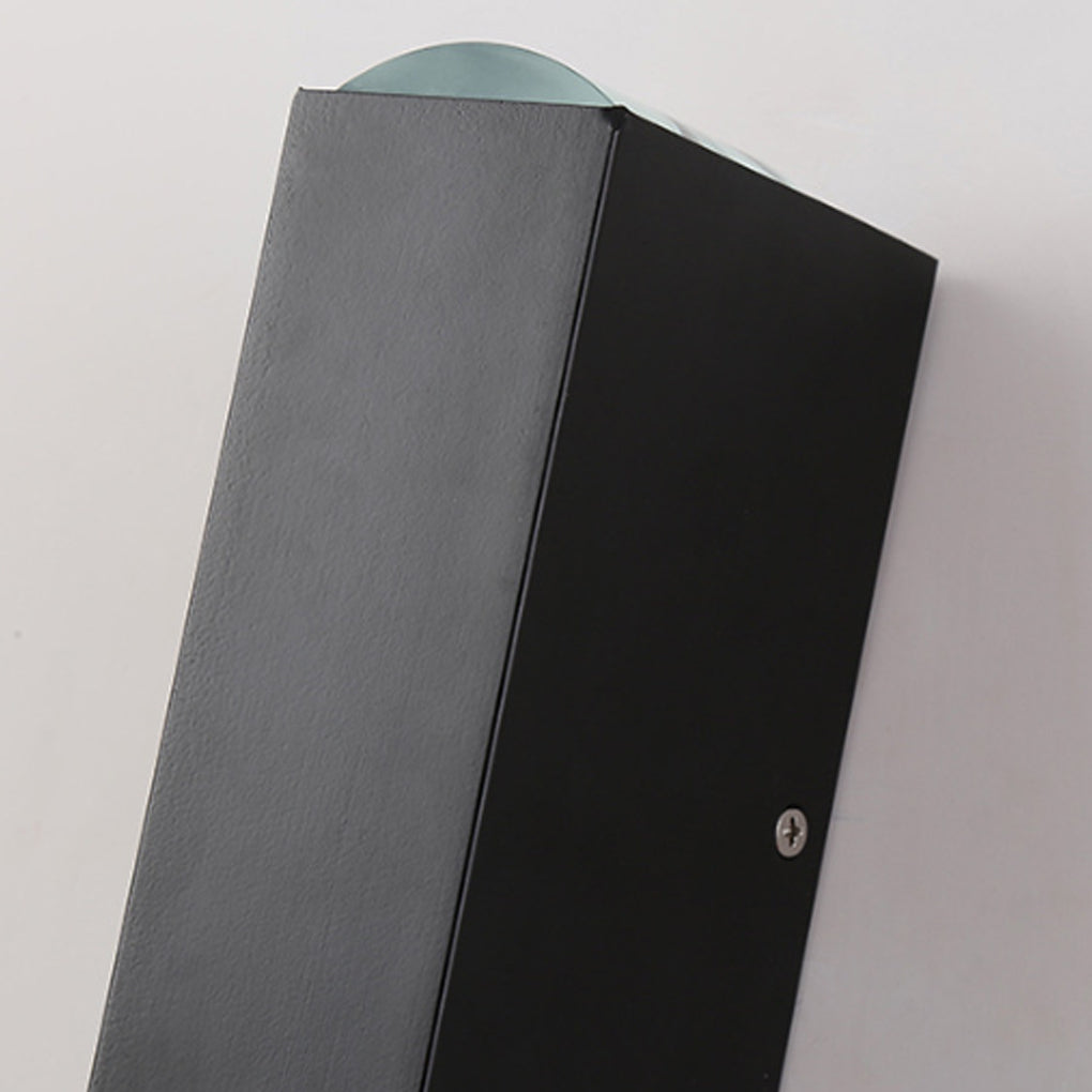 Outdoor Black Aluminium Wall Light LED Up Down