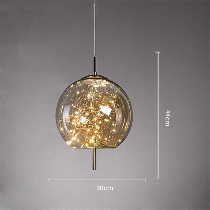 Pendant Light Glass Modern LED Ceiling Lamp