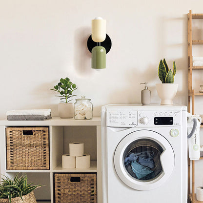 Wall Light Modern Dual Glass Sconce Fixture