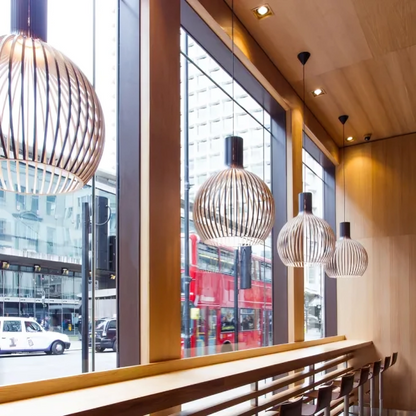 Pendant Light Bamboo Natural Ceiling Fixture