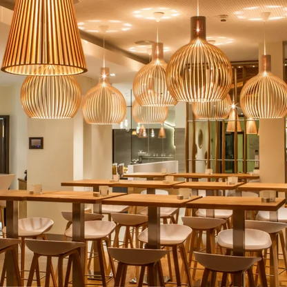 Pendant Light Bamboo Natural Ceiling Fixture