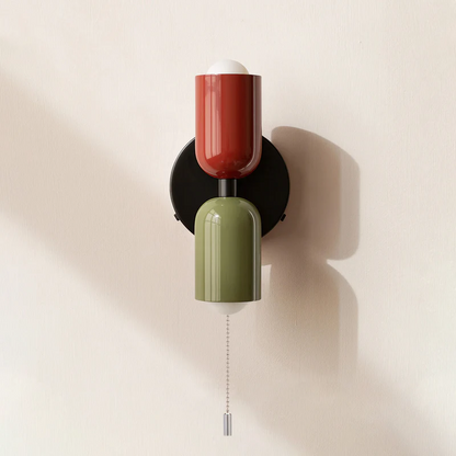 Wall Light Modern Dual Glass Sconce Fixture