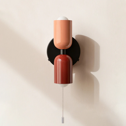 Wall Light Modern Dual Glass Sconce Fixture