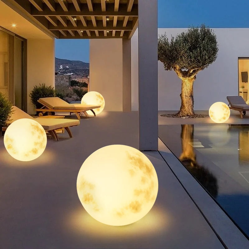Outdoor Garden Light Moon Ball Lamp