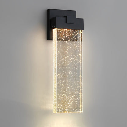 Outdoor Wall Light Modern Crystal Waterproof Sconce