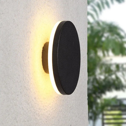 Wall Light Modern Black Outdoor LED Lamp