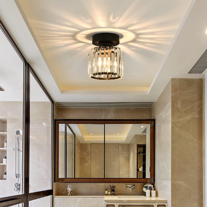 Crystal Glass Ceiling Light for Modern Interiors