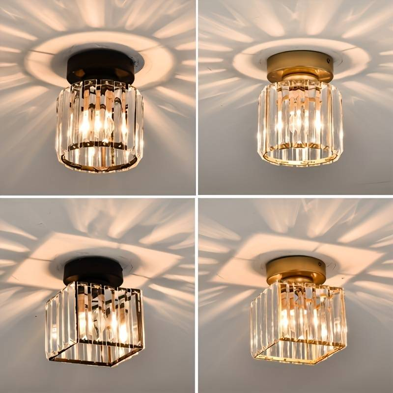 Crystal Glass Ceiling Light for Modern Interiors