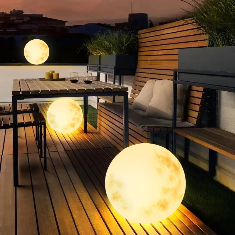 Outdoor Garden Light Moon Ball Lamp