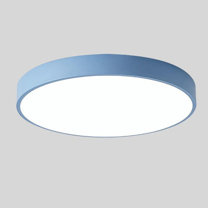 Ceiling light wood LED modern flush mount