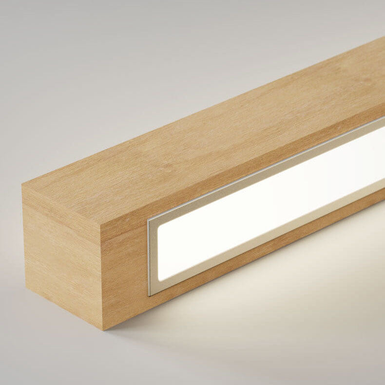 Wall Lights Minimalist Wooden LED Fixture