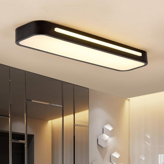 Nordic Minimalist Long LED Ceiling Light Fixture