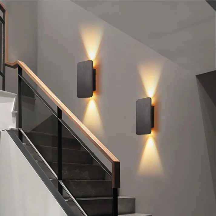 Wall Light Modern Metal Rectangular LED Indoor