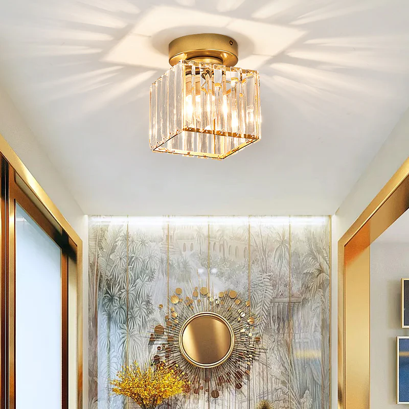 Crystal Glass Ceiling Light for Modern Interiors
