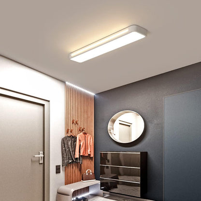 Nordic Minimalist Long LED Ceiling Light Fixture