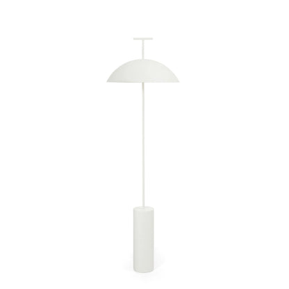 Modern Wood Floor Lamp with Fabric Shade