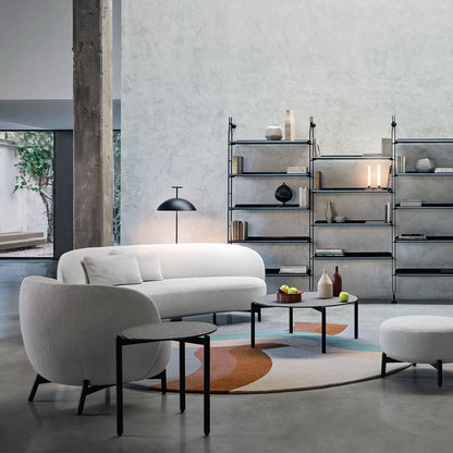 Modern Wood Floor Lamp with Fabric Shade