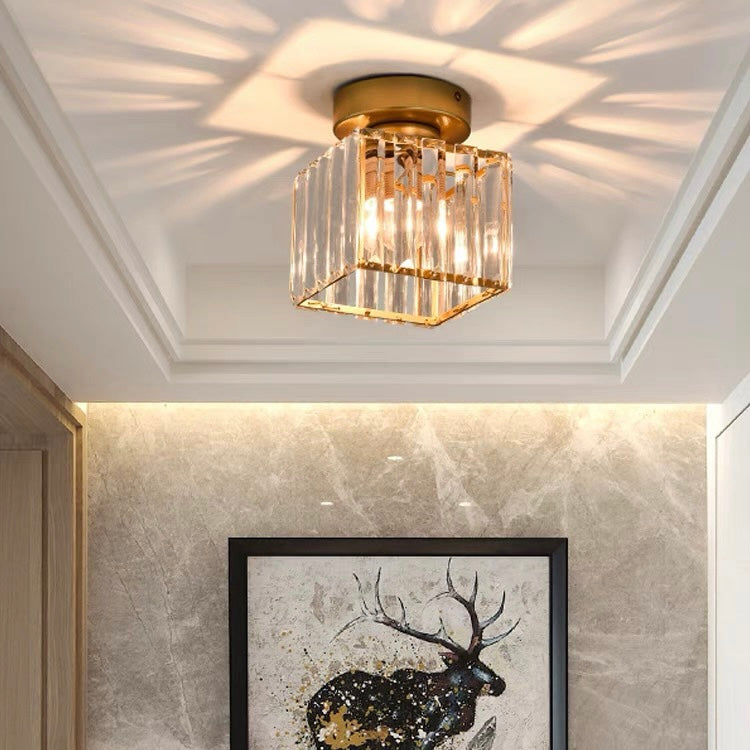 Crystal Glass Ceiling Light for Modern Interiors
