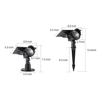 Outdoor Solar Garden Spotlight Adjustable LED