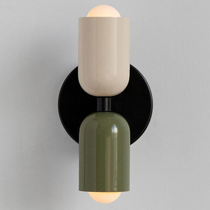 Wall Light Modern Dual Glass Sconce Fixture