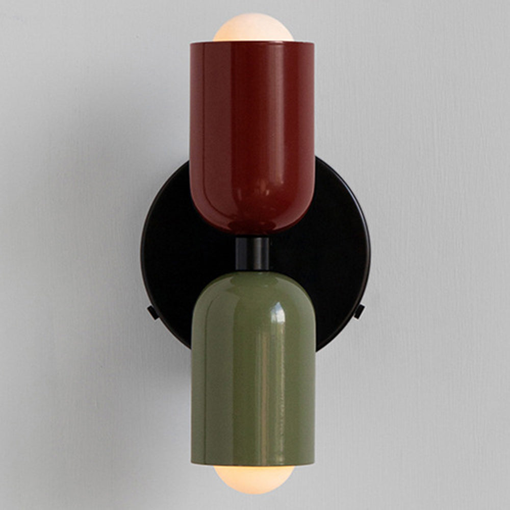 Wall Light Modern Dual Glass Sconce Fixture