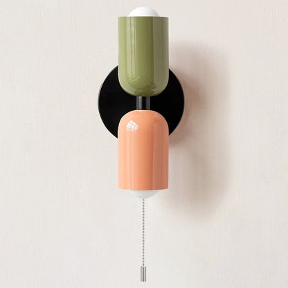 Wall Light Modern Dual Glass Sconce Fixture