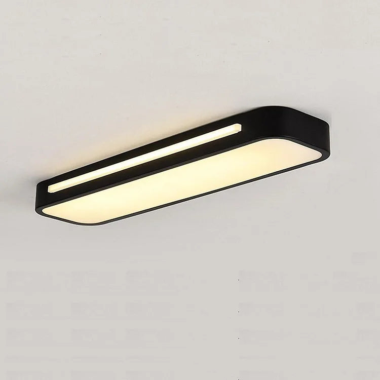 Nordic Minimalist Long LED Ceiling Light Fixture