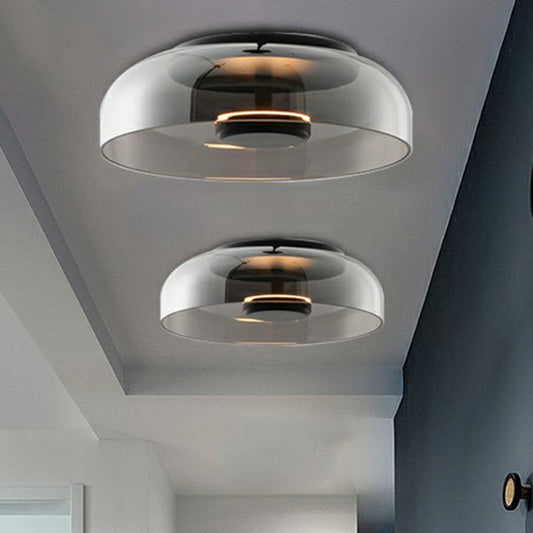 Elegant LED Glass Ceiling Light Fixture