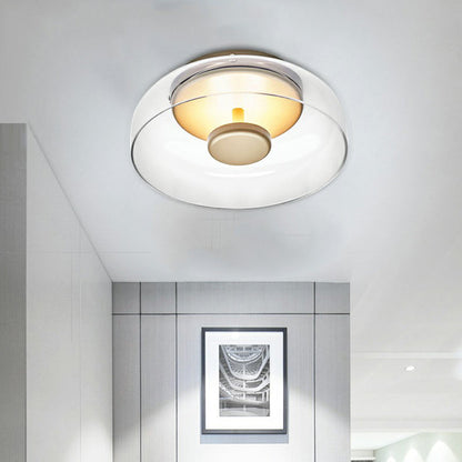 Elegant LED Glass Ceiling Light Fixture