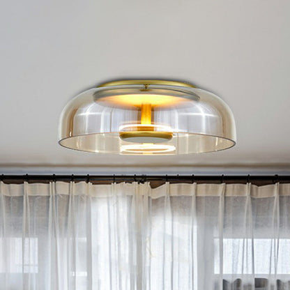 Elegant LED Glass Ceiling Light Fixture