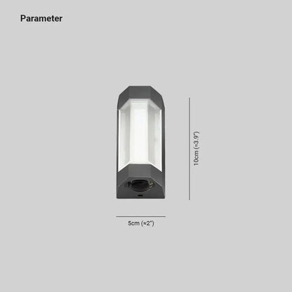 Outdoor Wall Light Waterproof Metal LED Lamp