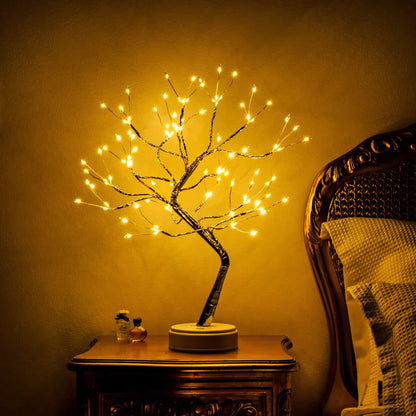 LED Tree Lamp with Adjustable Light Branches