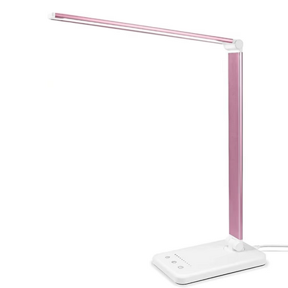 Desk Lamp with Adjustable LED and USB Charging