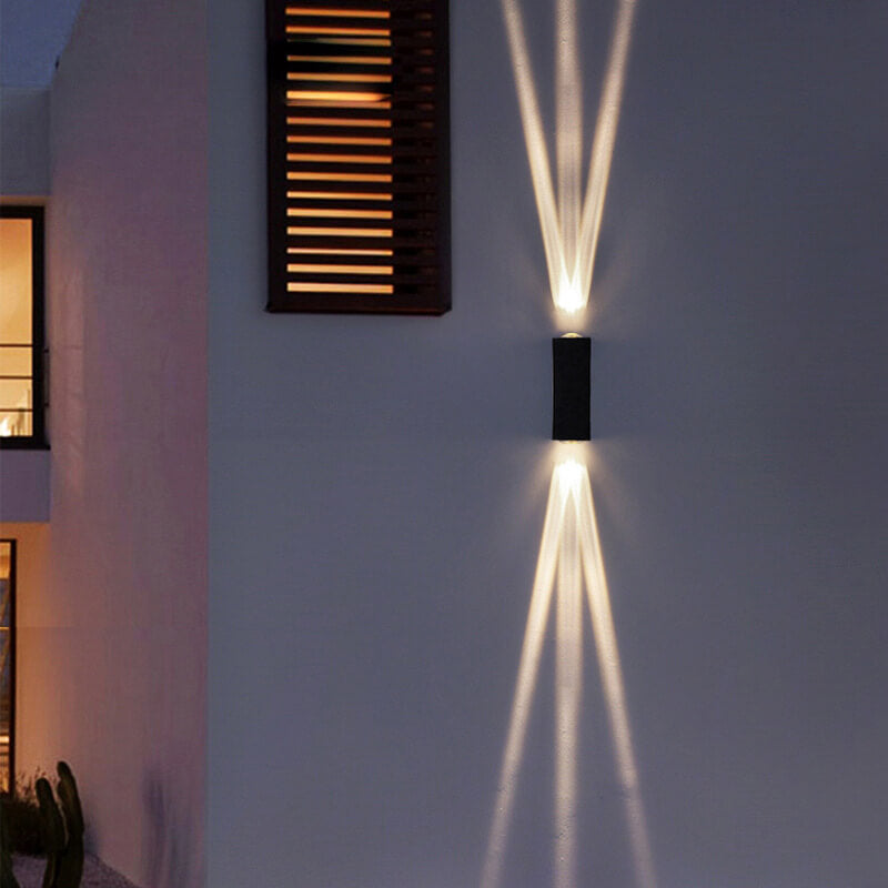 Wall Light Modern Black Outdoor LED Fixture