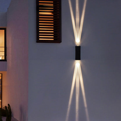 Wall Light Modern Black Outdoor LED Fixture