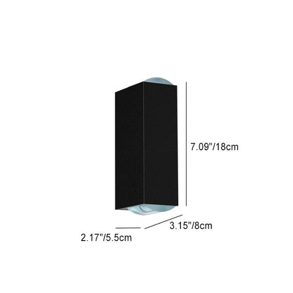 Wall Light Modern Black Outdoor LED Fixture