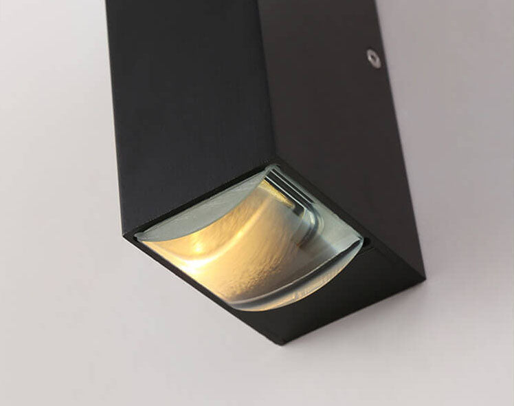 Wall Light Modern Black Outdoor LED Fixture