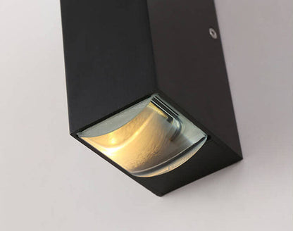 Wall Light Modern Black Outdoor LED Fixture