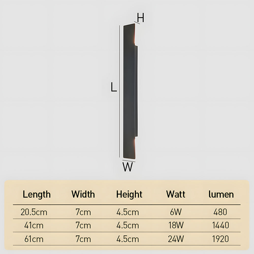 Outdoor Wall Light with Modern Waterproof Design