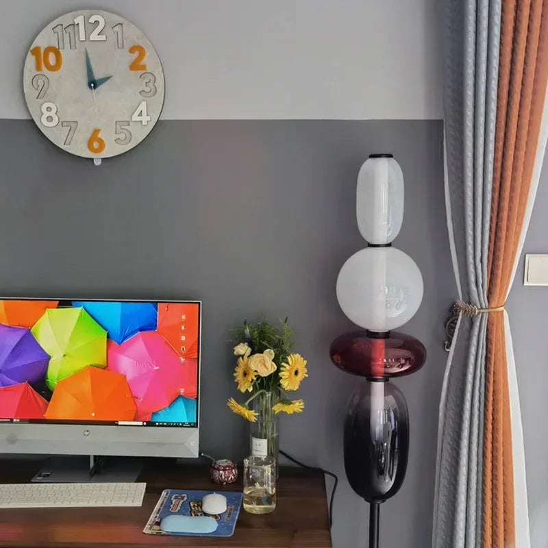 LED Glass Colour Changing Floor Lamp